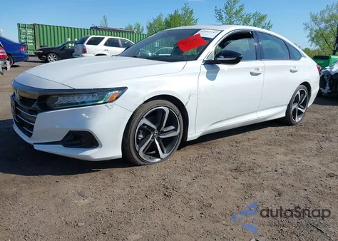 2022 Honda Accord Sport 2.0T из США, поврежденный, VIN 1HGCV2F33NA020029